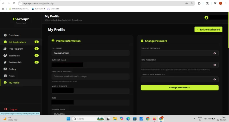 FS Groupz Admin Panel Goes Live – A Major Step in Our Digital Journey